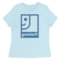 Baby Blue GOODWILL Ladies Tee - artisFamous