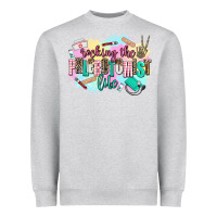 Heather Grey rocking the phlebotomist life Heavyweight Sweatshirt - AdoDesignShop
