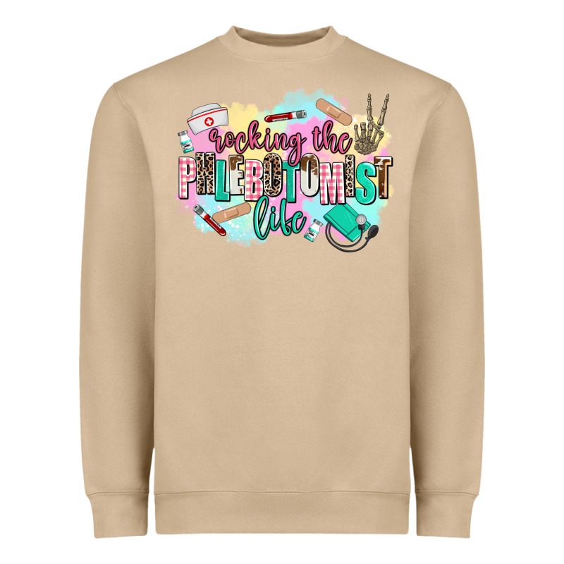 Rocking The Phlebotomist Life Heavyweight Sweatshirt by AdoDesignShop | Teevron