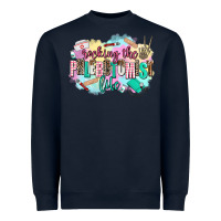 Navy rocking the phlebotomist life Heavyweight Sweatshirt - AdoDesignShop