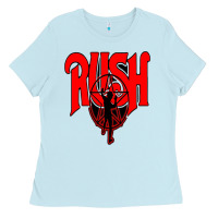 Baby Blue rush Ladies Tee - artisFamous