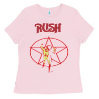 Bubblegum Pink rush Ladies Tee - artisFamous