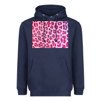 Navy leopard background pink shimmer 3200x2400 Heavyweight Hoodie - AdoDesignShop