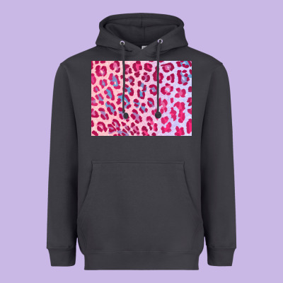 Leopard Background Pink Shimmer 3200x2400 Heavyweight Hoodie Designed By Adodesignshop
