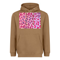 Toasted Coconut leopard background pink shimmer 3200x2400 Heavyweight Hoodie - AdoDesignShop