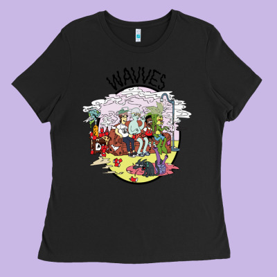 Wavves Ladies Tee Designed By Artisfamous