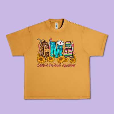 Cma Certified Medical Assistant Urban Heavy Tee Designed By Fadigitalartstudio