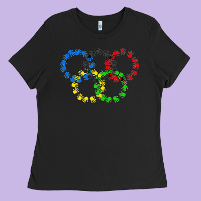 Winter Olympics Ladies Tee Designed By Artisfamous
