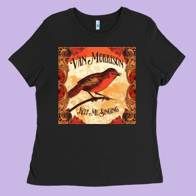 Van Morrison Music Ladies Tee Designed By Artisfamous