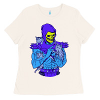 Bone skeletor's cat premium scoop csic las Ladies Tee - artisFamous