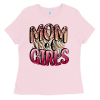 Bubblegum Pink Mom of Girls Mother's Day Ladies Tee - CowGirlArtShop