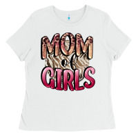 White Mom of Girls Mother's Day Ladies Tee - CowGirlArtShop