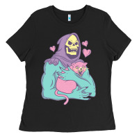 Skeletor's Cat Premium Scoop Classic Ladies Tee | Teevron