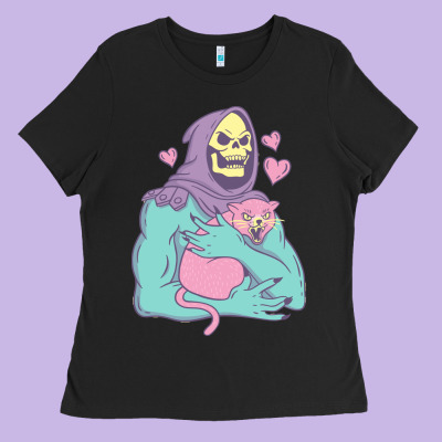 Skeletor's Cat Premium Scoop Classic Ladies Tee Designed By Artisfamous