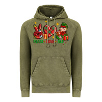 Vintage Olive Peace Love Elf Christmas Vintage Hoodie - BundleAndBundleShop