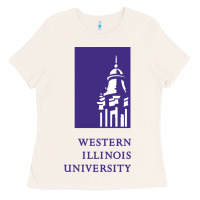 Bone Western Illinois College Ladies Tee - artisFamous