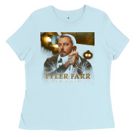 Baby Blue tyler farr Ladies Tee - artisFamous