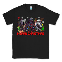 Black merry christmas gnomies Classic Tee - CowGirlArtShop