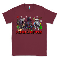 Burgundy merry christmas gnomies Classic Tee - CowGirlArtShop