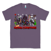 Lavender merry christmas gnomies Classic Tee - CowGirlArtShop