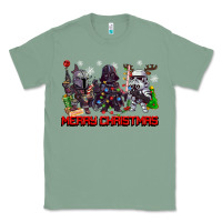 Sage merry christmas gnomies Classic Tee - CowGirlArtShop