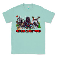 Seafoam merry christmas gnomies Classic Tee - CowGirlArtShop
