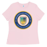 Bubblegum Pink Chamberlain Art Ladies Tee - artisFamous