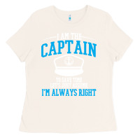 Bone captain funny boating sailing Ladies Tee - artisFamous