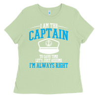 Matcha captain funny boating sailing Ladies Tee - artisFamous