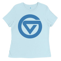 Baby Blue Grand Valley College Ladies Tee - artisFamous