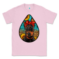 Bubblegum Pink doberman Classic Tee - Artiststas