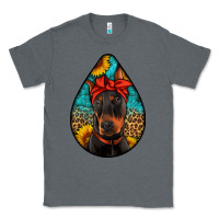 Charcoal Heather doberman Classic Tee - Artiststas