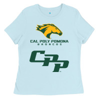 Baby Blue cal pol pomona Ladies Tee - artisFamous
