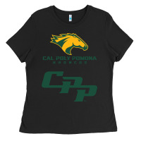 Black cal pol pomona Ladies Tee - artisFamous