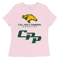 Bubblegum Pink cal pol pomona Ladies Tee - artisFamous