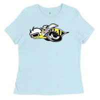 Baby Blue super bee Ladies Tee - artisFamous
