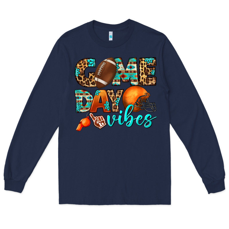 Game Day Vibes Long Sleeve Tee by BundleAndBundleShop | Teevron
