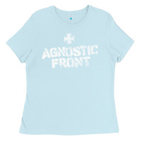 Baby Blue agnostic font Ladies Tee - artisFamous