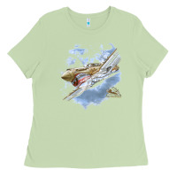 Matcha flying tigers Ladies Tee - artisFamous