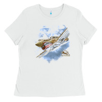 White flying tigers Ladies Tee - artisFamous