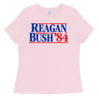 Bubblegum Pink reagan president Ladies Tee - artisFamous
