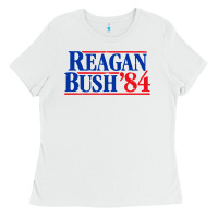 White reagan president Ladies Tee - artisFamous