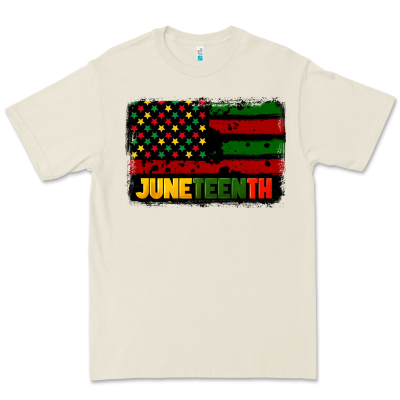 Juneteenth American Flag Premium Tee by CowGirlArtShop | Teevron