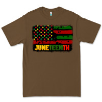 Cacao juneteenth american flag Premium Tee - CowGirlArtShop
