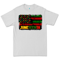 Dove Grey juneteenth american flag Premium Tee - CowGirlArtShop