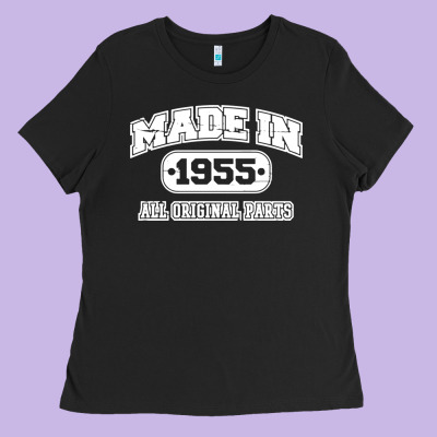 Made In 1955 Funny Vintage Ladies Tee Designed By Artisfamous