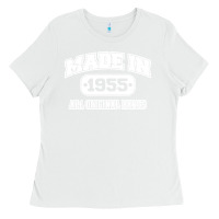 White made in 1955 funny vintage Ladies Tee - artisFamous