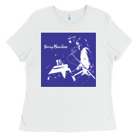 White Best Barry Manilow Ladies Tee - artisFamous