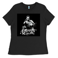Black Johnny Cash Music Ladies Tee - artisFamous