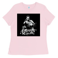 Bubblegum Pink Johnny Cash Music Ladies Tee - artisFamous